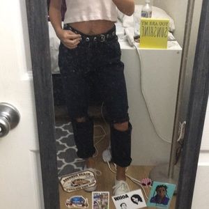 Pacsun Dark Blue Mom Jeans